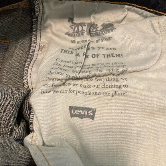 Vintage Levi’s 505 Jeans Size 34 X 30 Straight Leg Medium Wash - Picture 7 of 9